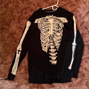 Volcom Black Skeleton Long Sleeve Shirt